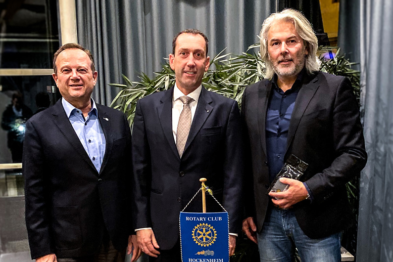 Emodrom Chef besucht Rotary Club Hockenheim